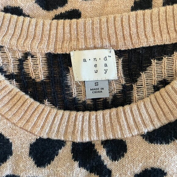 A New Day Sweater | Target Brand | Size Small | Leopard Print - Picture 5 of 7